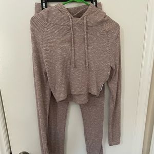 Two piece lounge wear set